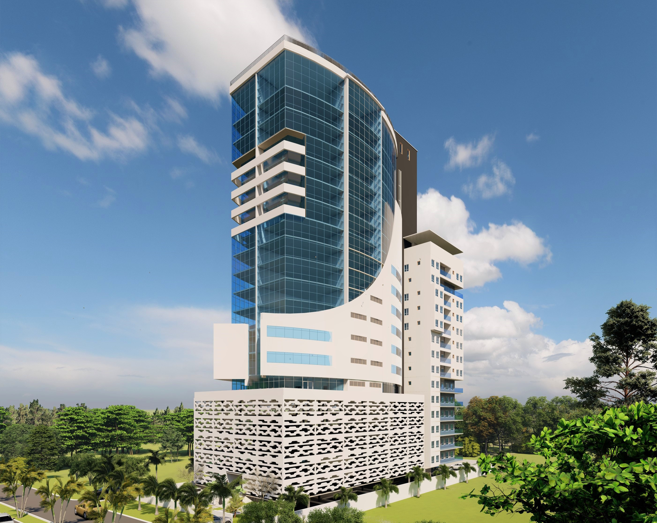 Proposed Ocean Heights Twin Towers, Akinadesola Street Victoria Island, Lagos.